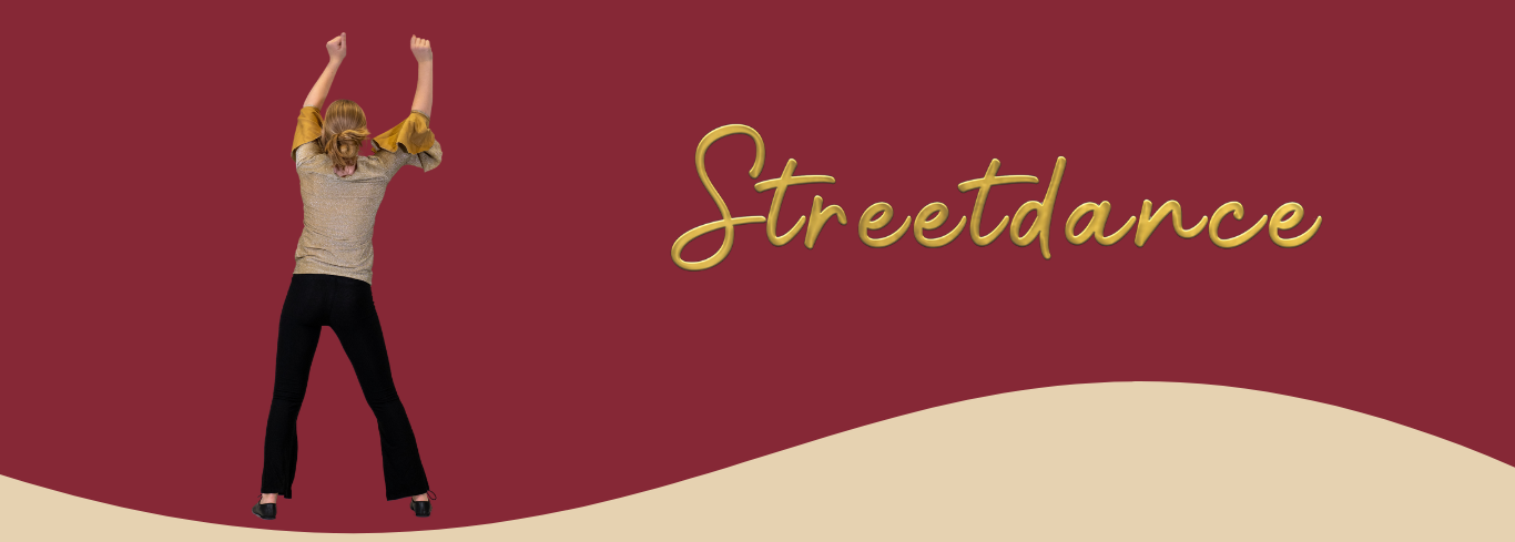 Website Streetdance pagina bovenkant